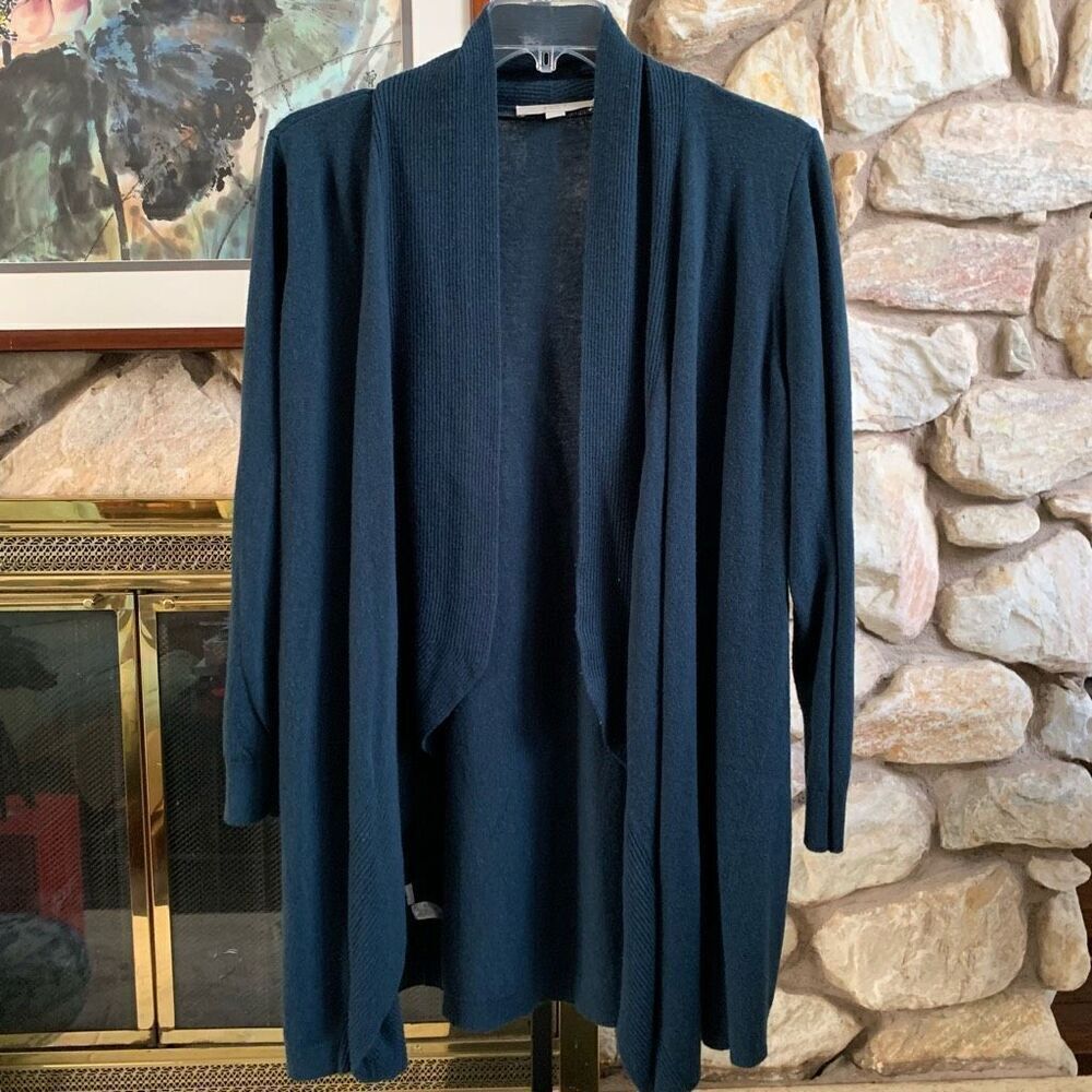 Loft Women’s Plus open wool blend cardigan size 20/22